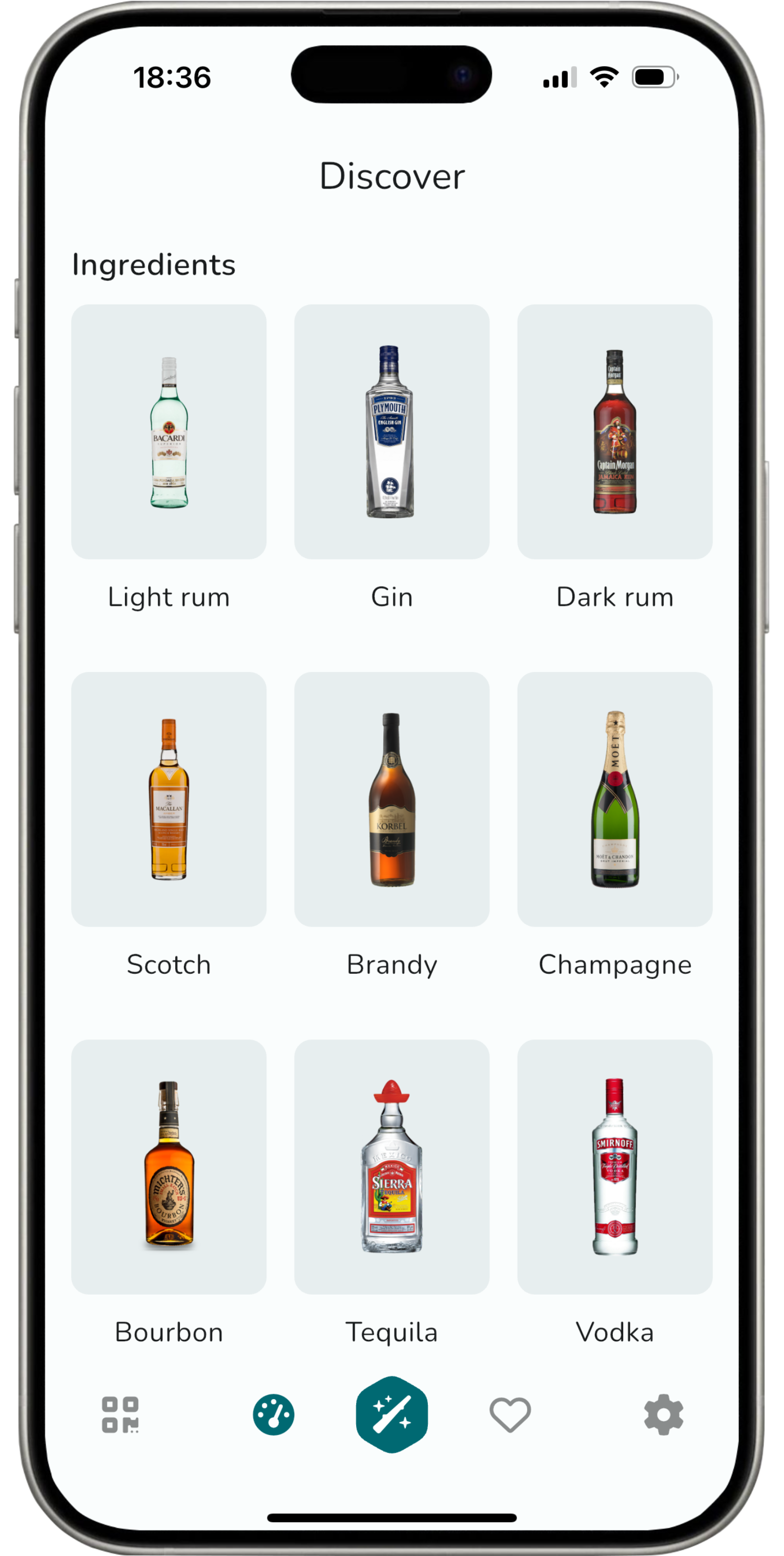 Home Bar Management - Pocket Bartender cocktail feature